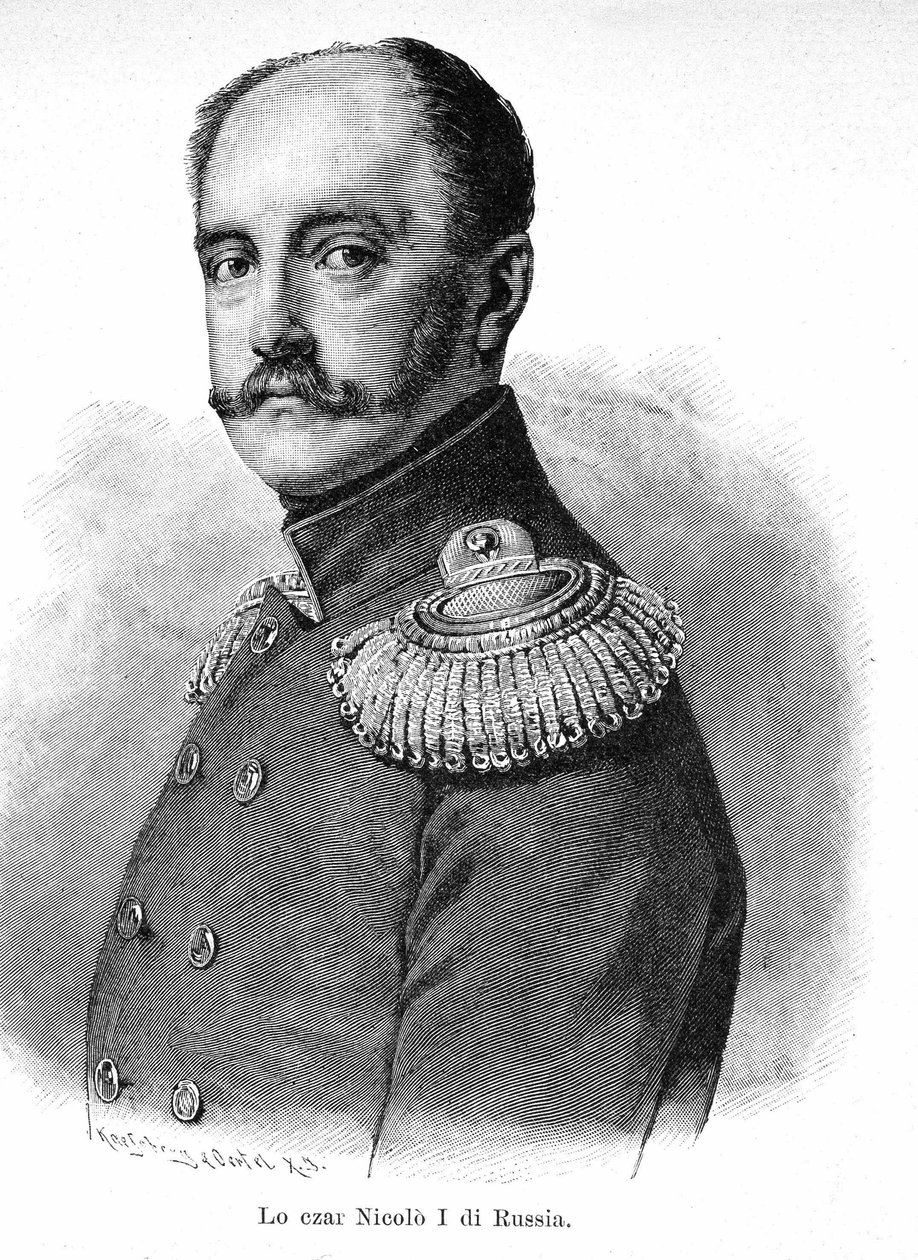 Portret Mikołaja I Pawłowicza z Rosji (1796 - 1855) autorstwa Unknown artist
