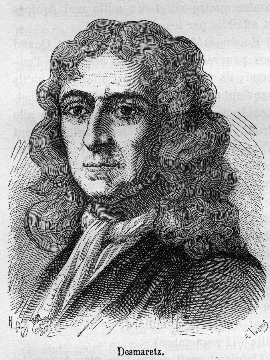 Portret Nicolasa Desmaretsa lub Desmaretza, pana Maillebois i bratanka Colberta. 1648-1721 autorstwa Unknown artist