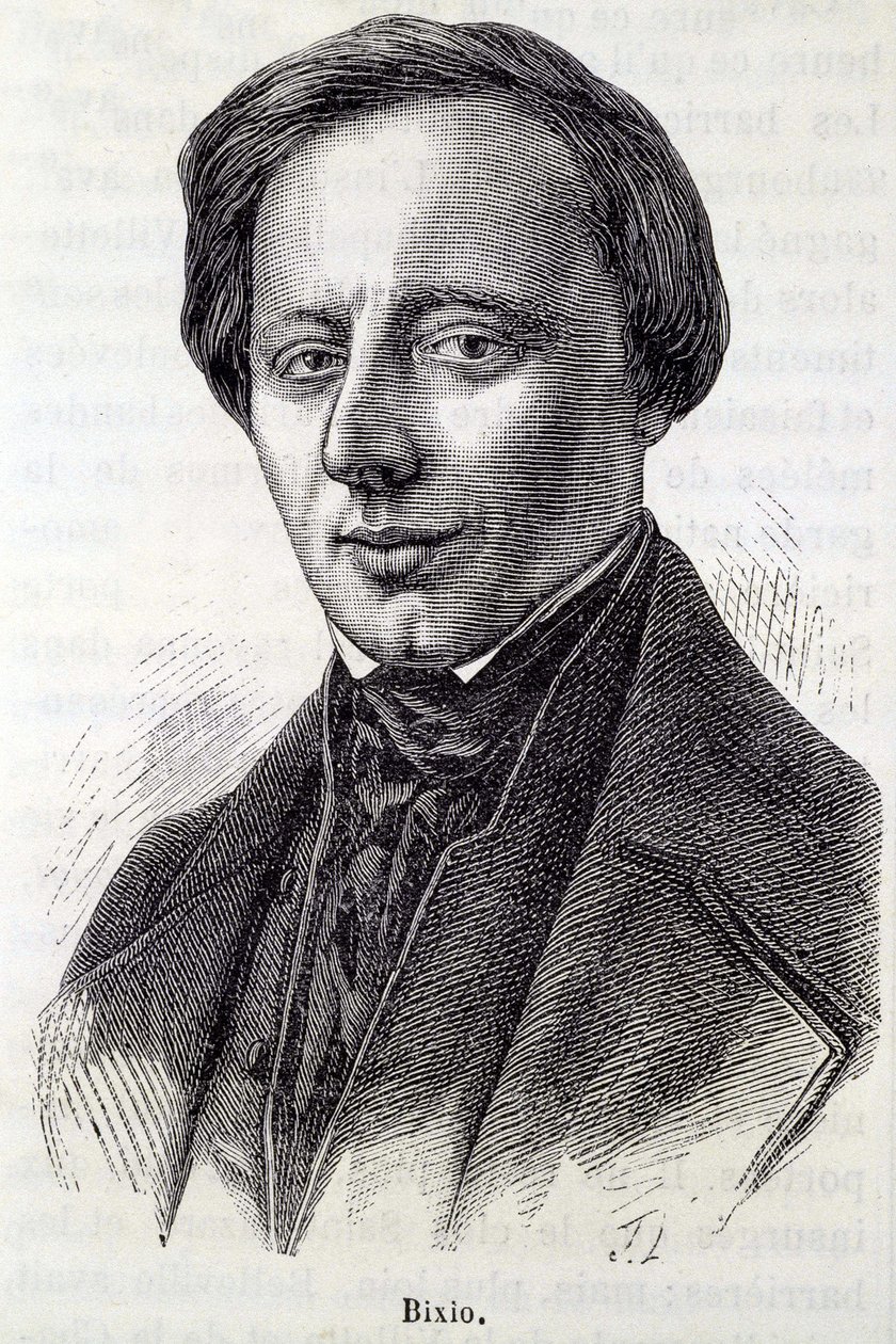Portret Nino Bixio (1821-1873), włoskiego wojskowego i polityka. autorstwa Unknown artist