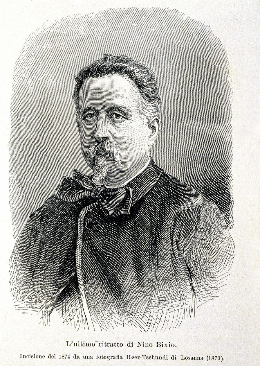 Portret Nino Bixio (1821-1873) włoskiego polityka autorstwa Unknown artist