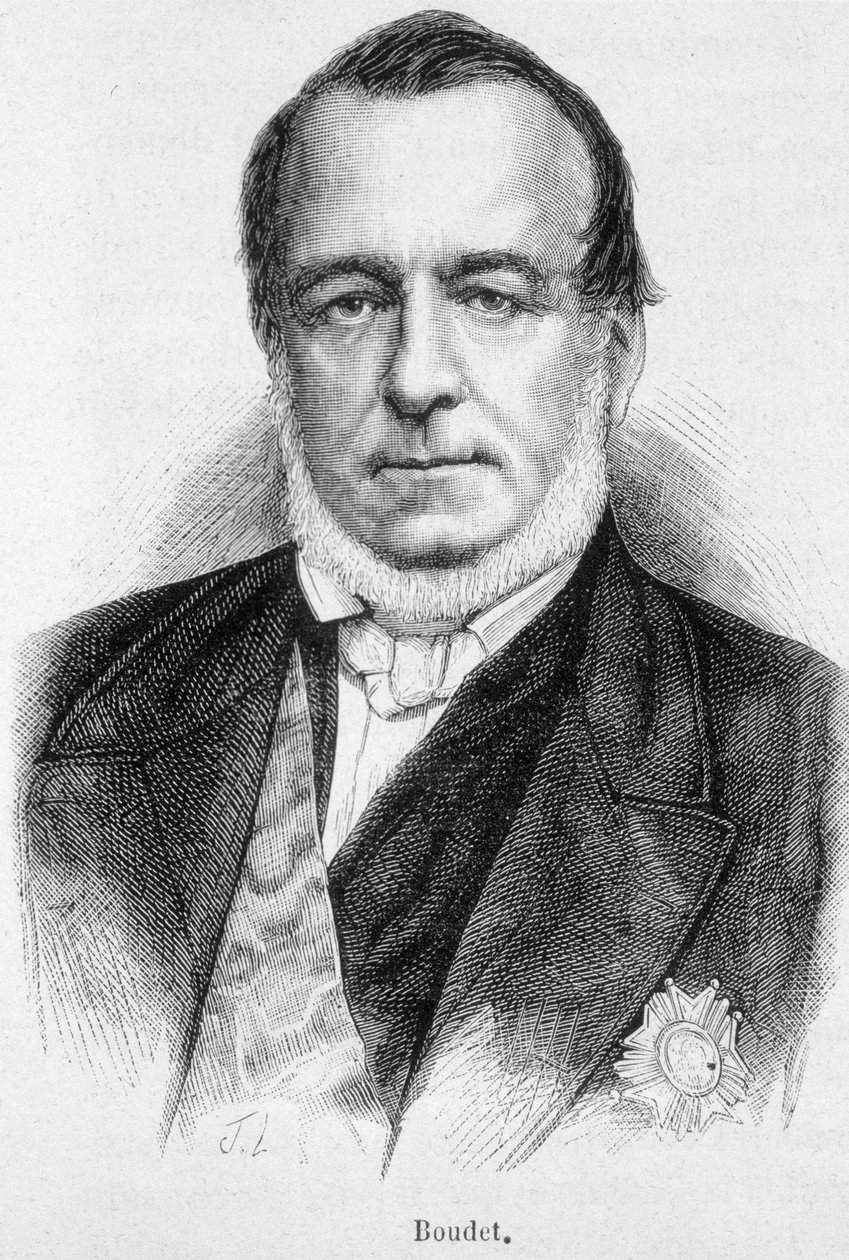 Portret Paula Boudeta (1800-1877), francuskiego polityka. autorstwa Unknown artist