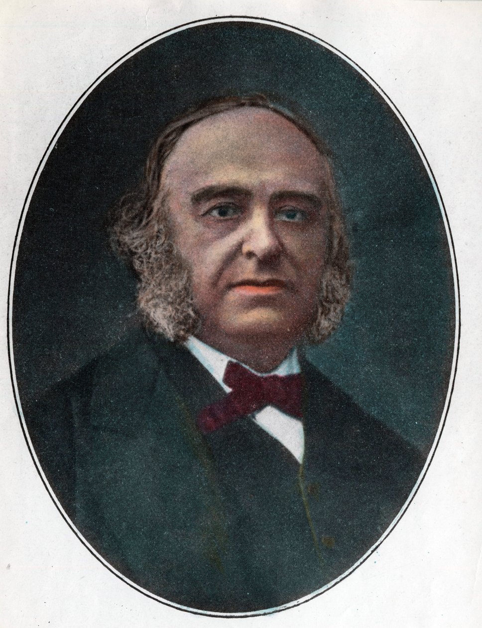 Portret Paula Broca (1824 - 1880) francuskiego chirurga. Rycina XIX wieku. Prywatna kolekcja. autorstwa Unknown artist