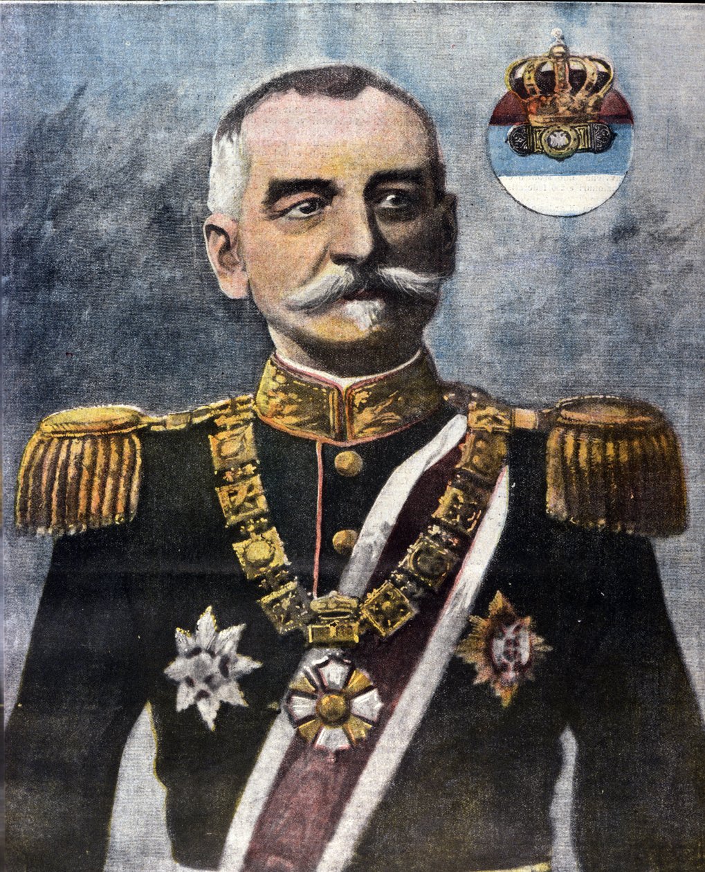 Portret Piotra I Serbii (Karageorgevic autorstwa Unknown artist