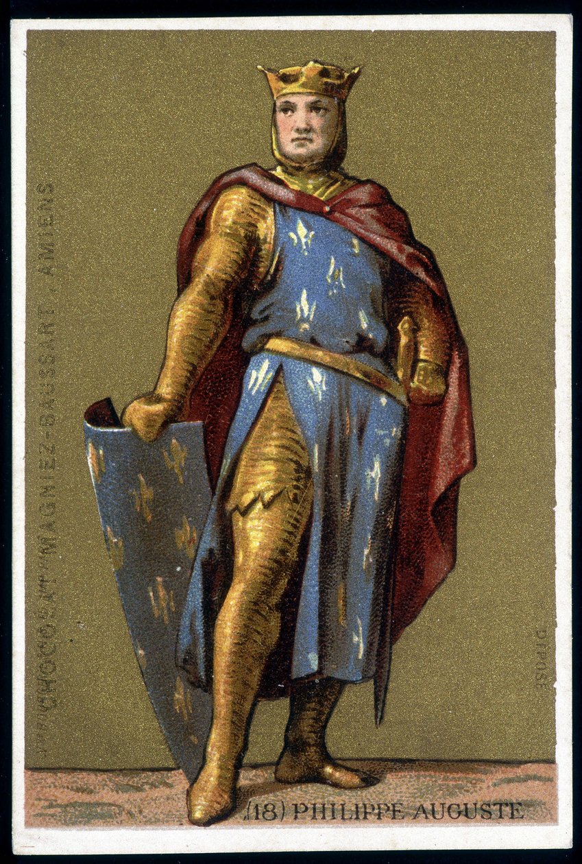 Portret Filipa Augusta w stroju bojowym - chromo, koniec XIX wieku autorstwa Unknown artist