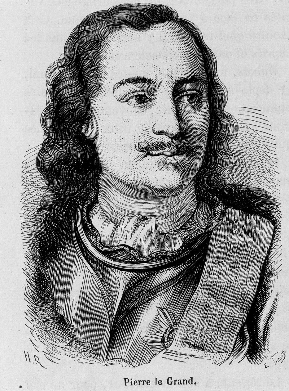 Portret Piotra Wielkiego autorstwa Unknown artist