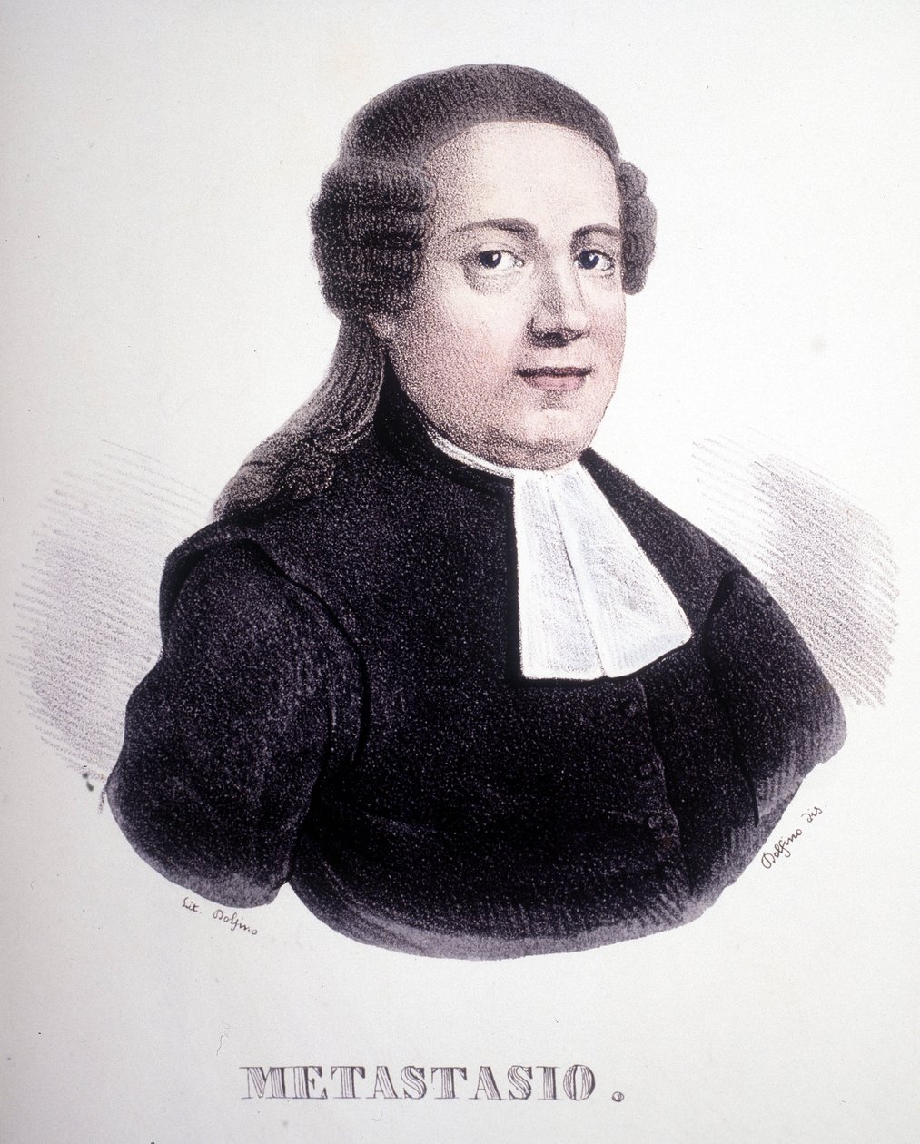 Portret Pierre Metastase (lub Pietro Metastasio) (1698-1782). autorstwa Unknown artist