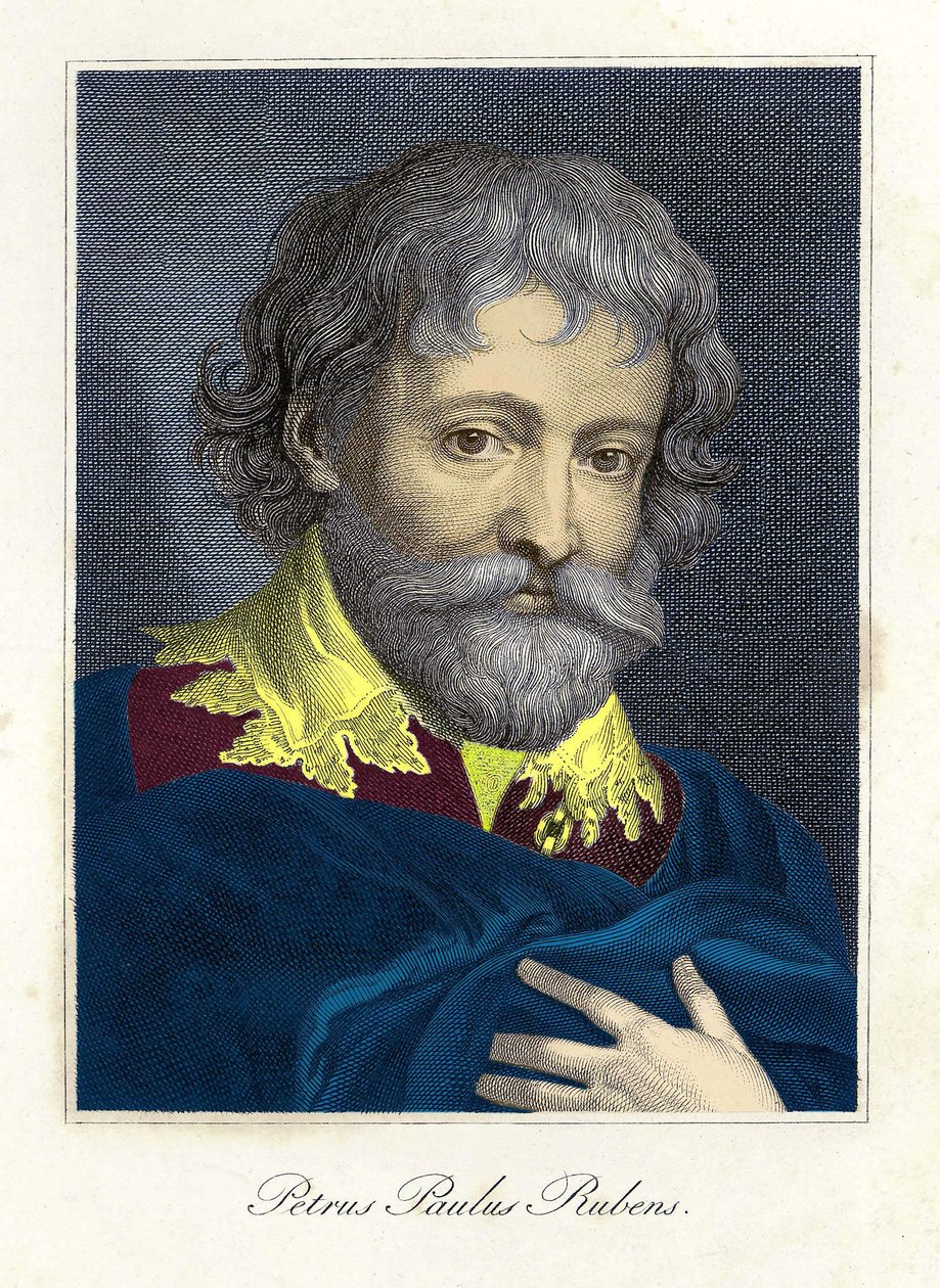 Portret Pierre Paul (Pierre-Paul) Rubensa (lub Peter Paul lub Petrus Paulus) (1577-1640), flamandzkiego malarza i rysownika autorstwa Unknown artist