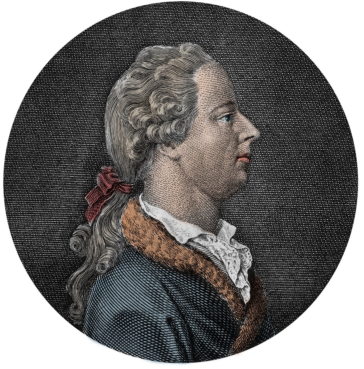 Portret Pietro Verri (1728-1797), włoskiego ekonomisty - Portret pisarza, filozofa i ekonomisty Pietro Verri (1728-1797) Grawerowanie autorstwa Unknown artist