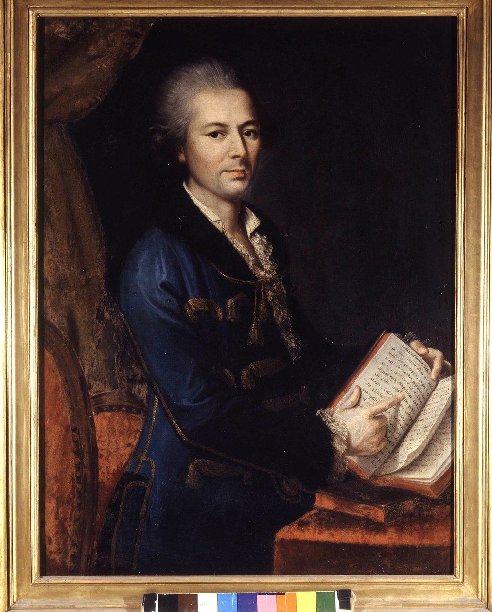 Portret Pietro Verri (1728 - 1797). Anonimowe malowanie. XVIII lub XIX wiek. Muzeum Mediolanu autorstwa Unknown artist