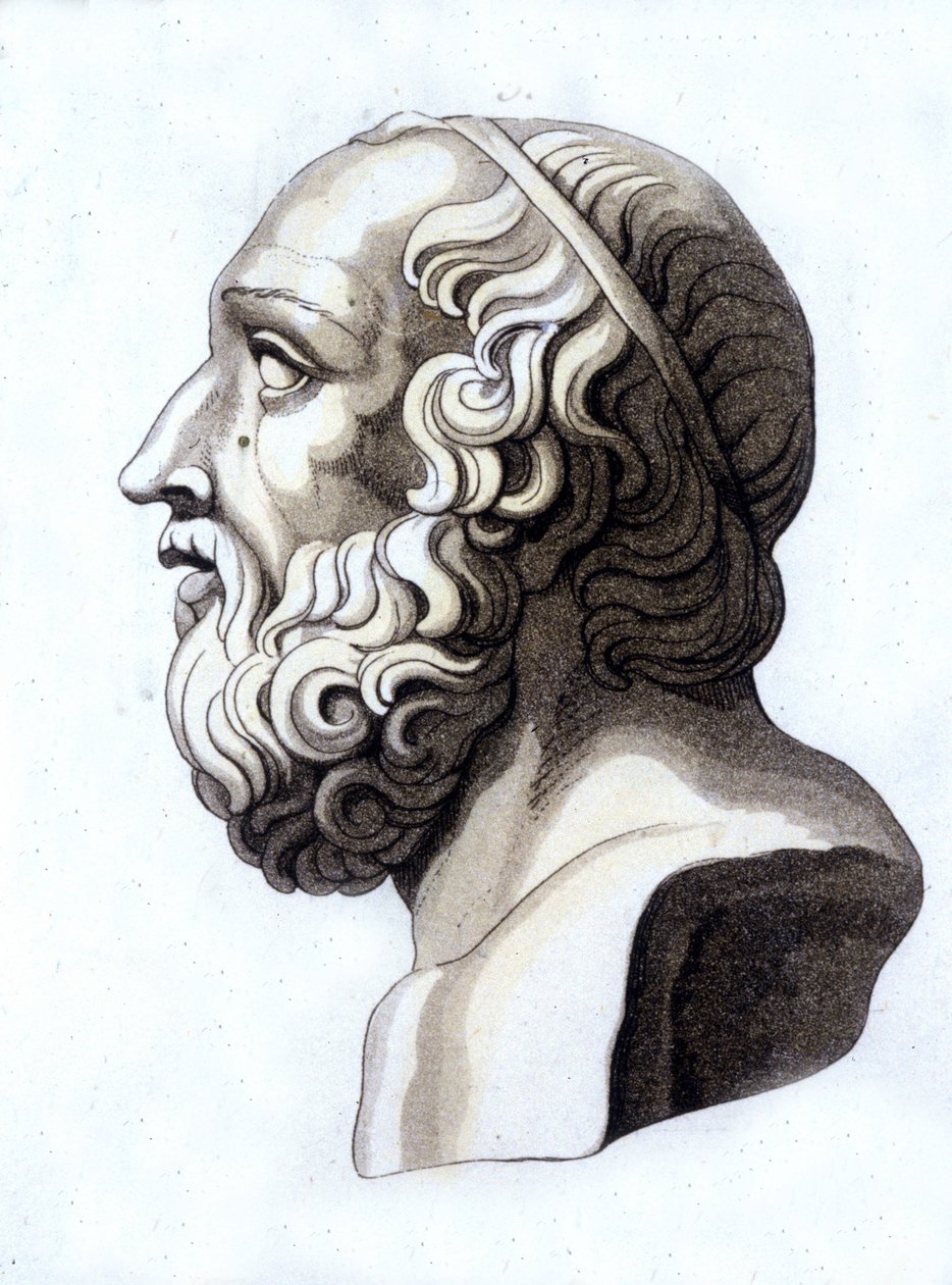 Portret Platona (-428; -348). autorstwa Unknown artist