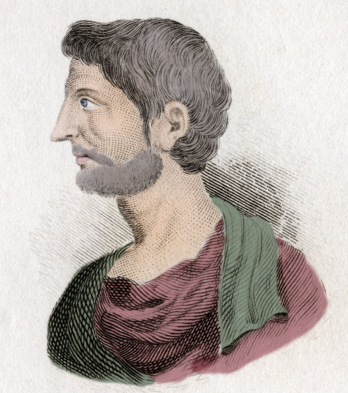 Portret Pompejusza Wielkiego (Gneo Pompeo Wielki lub Gnaeus Pompeius Magnus autorstwa Unknown artist