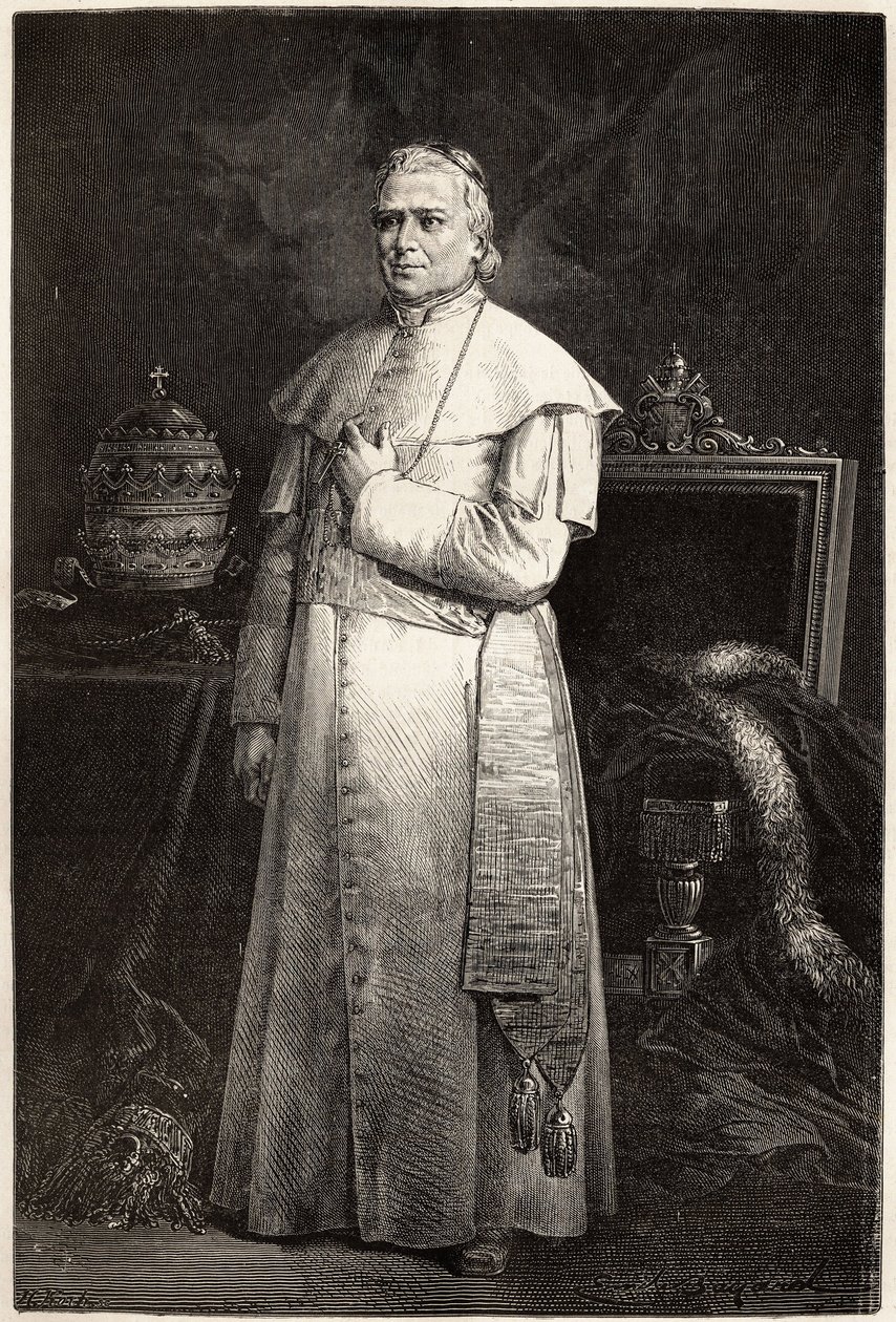 Portret papieża Piusa IX (Giovanni Maria Mastai Ferretti autorstwa Unknown artist