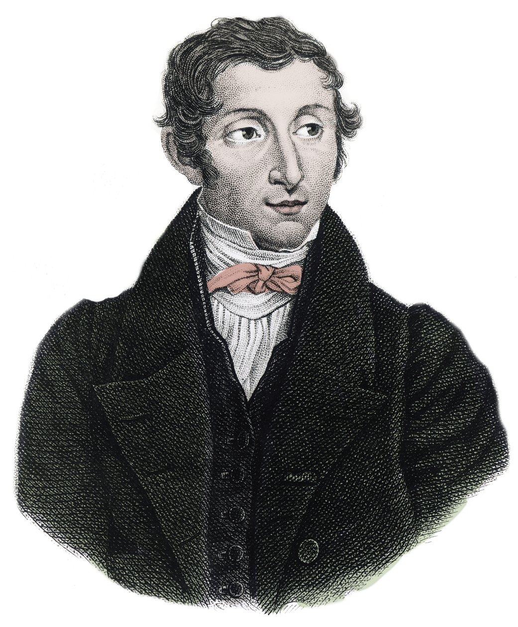 Portrait of Rene Caillie - angielski odkrywca - Portrait of Rene Caillie (1799 -1838) odkrywca angielski autorstwa Unknown artist