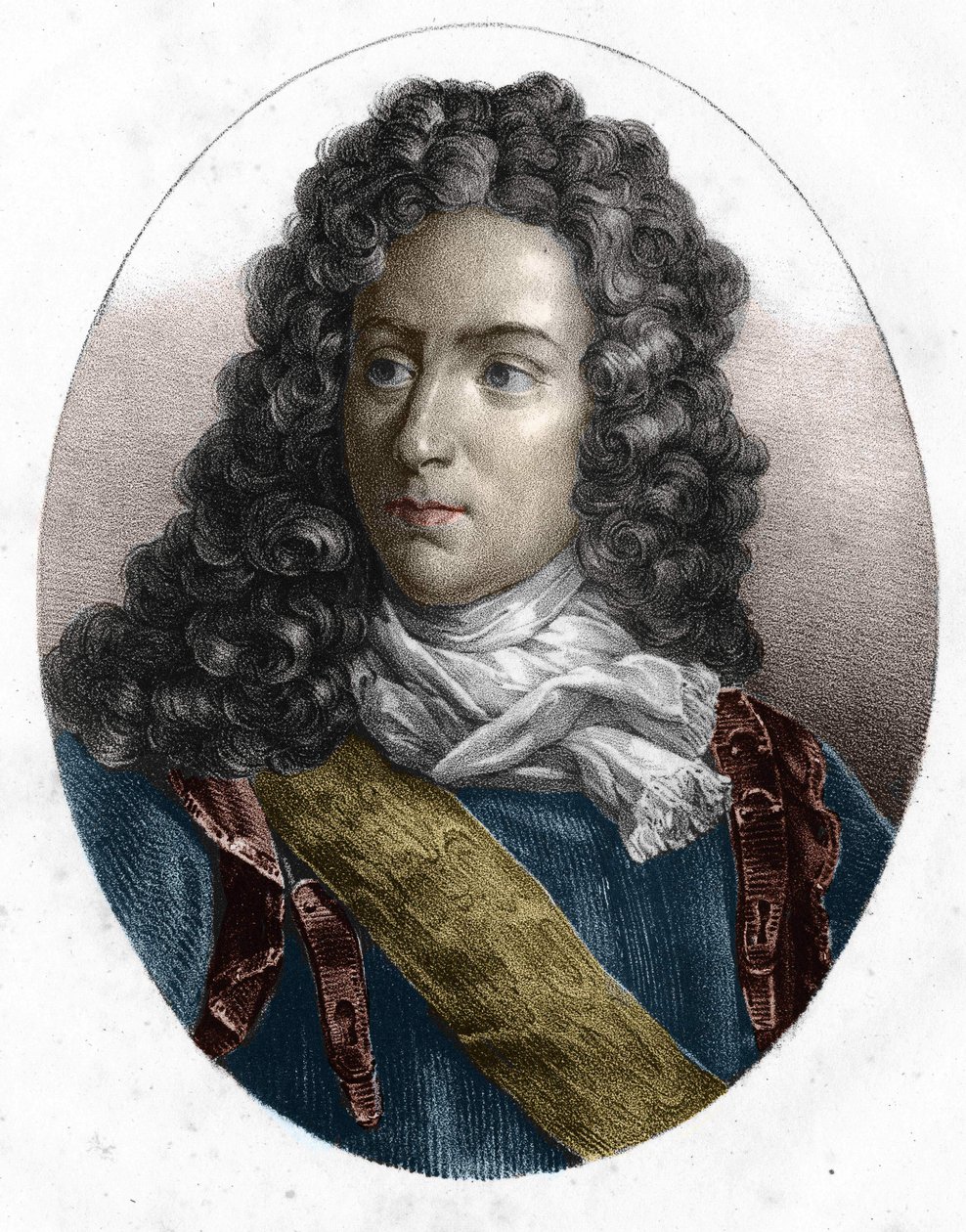 Portret Rene Duguay Trouina (Duguay-Trouin) (Rene Trouin du Gue dit) (1673-1736), francuskiego marynarza. autorstwa Unknown artist