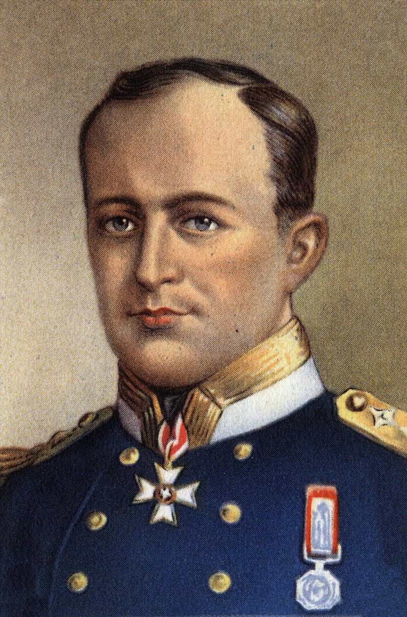 Portret Roberta Falcona Scotta, kapitana marynarki wojennej i brytyjskiego badacza Antarktydy - XX wiek (chromo) autorstwa Unknown Artist