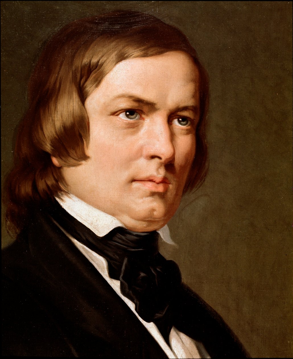 Portret Roberta Schumanna, niemieckiego kompozytora. (obraz autorstwa Unknown artist