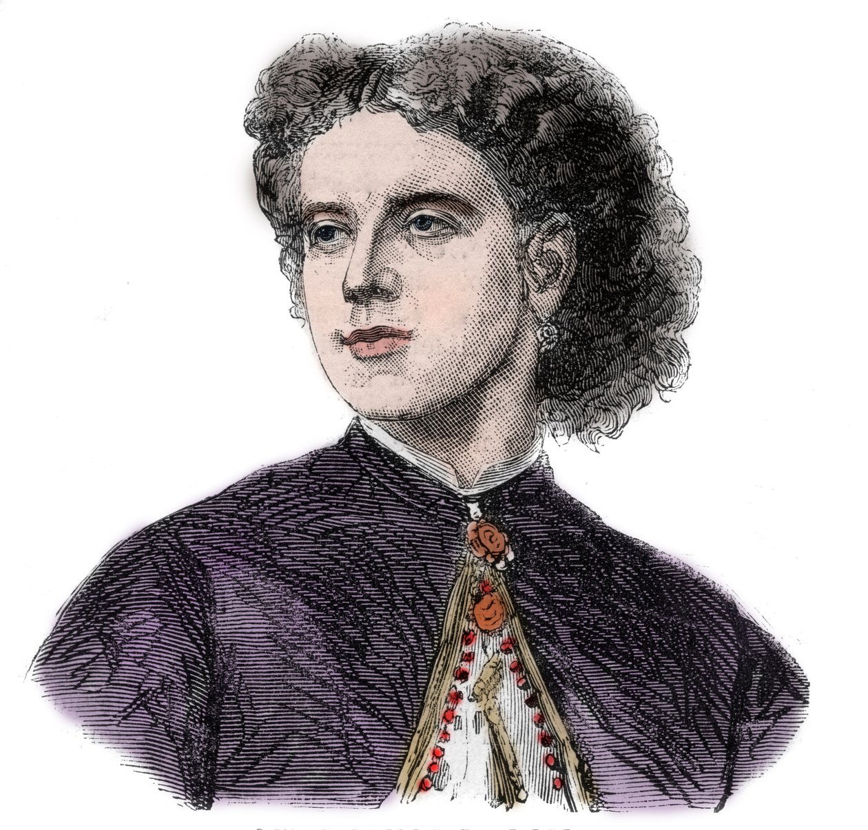 Portret Rosine Bloch (1844-1891) Francuska mezzosopranistka autorstwa Unknown artist
