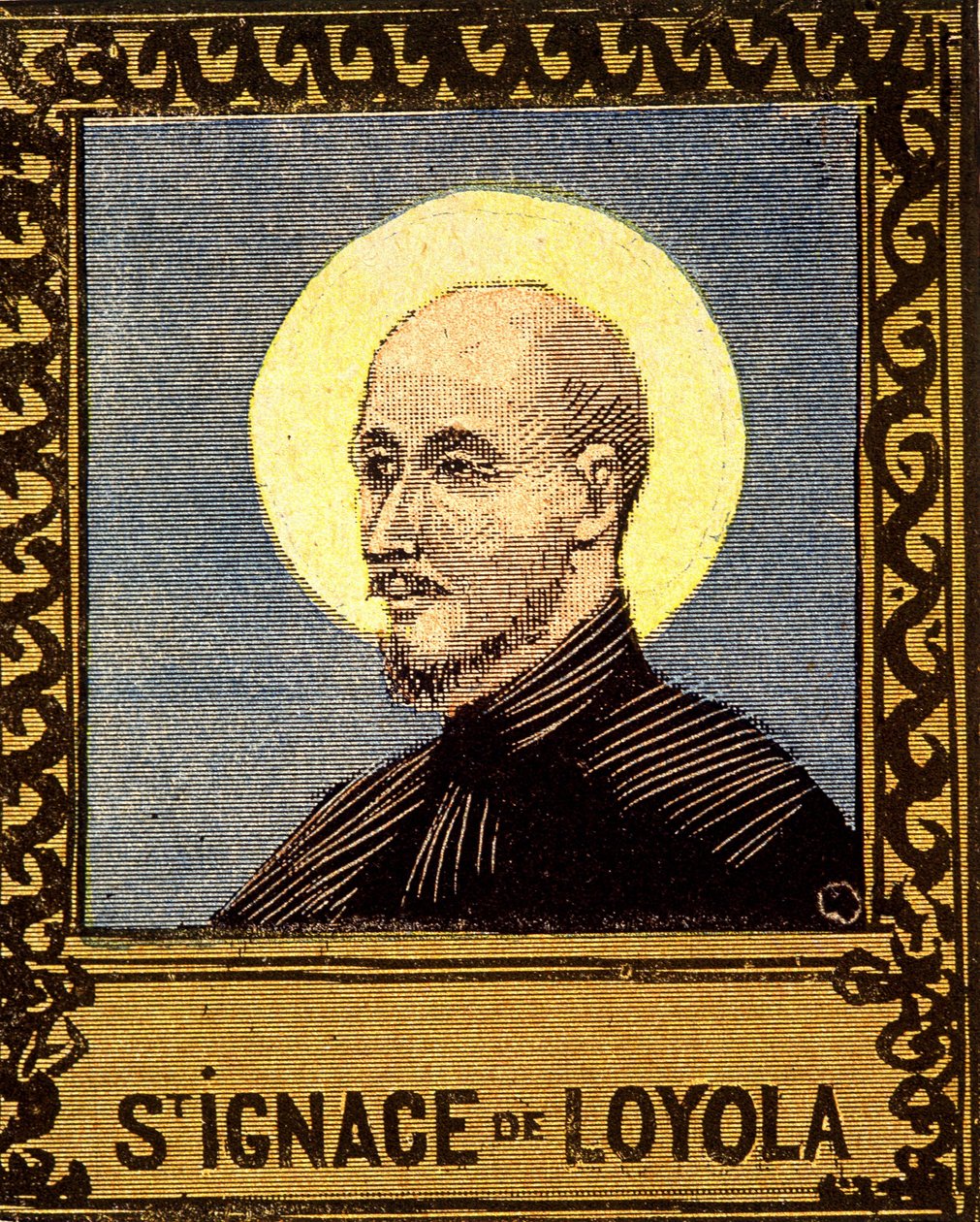 Portret św. Ignacego Loyoli (1491 - 1556), założyciela Towarzystwa Jezusowego. 19 wiek. autorstwa Unknown artist