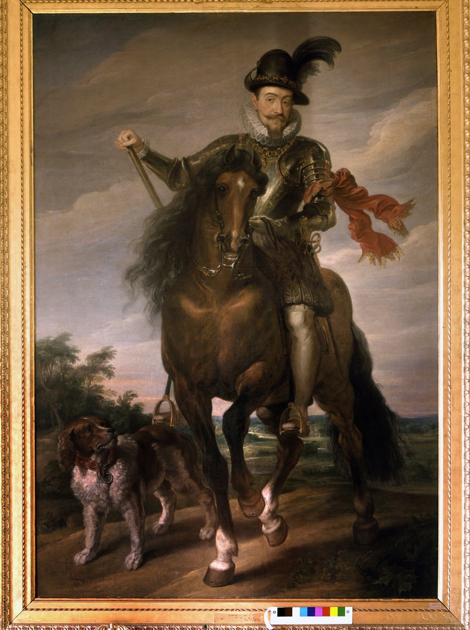 Portret Zygmunta III Wazy (1566 - 1632) na koniu. autorstwa Unknown artist