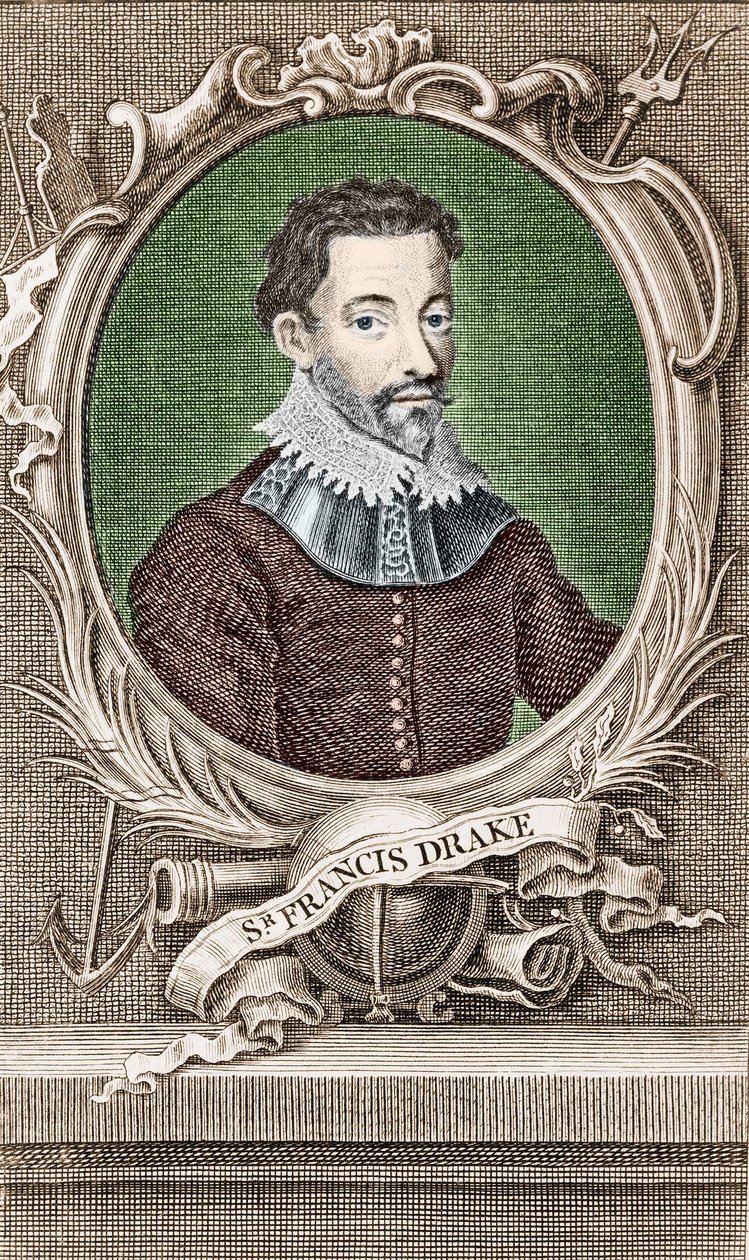 Portret Sir Francisa Drake