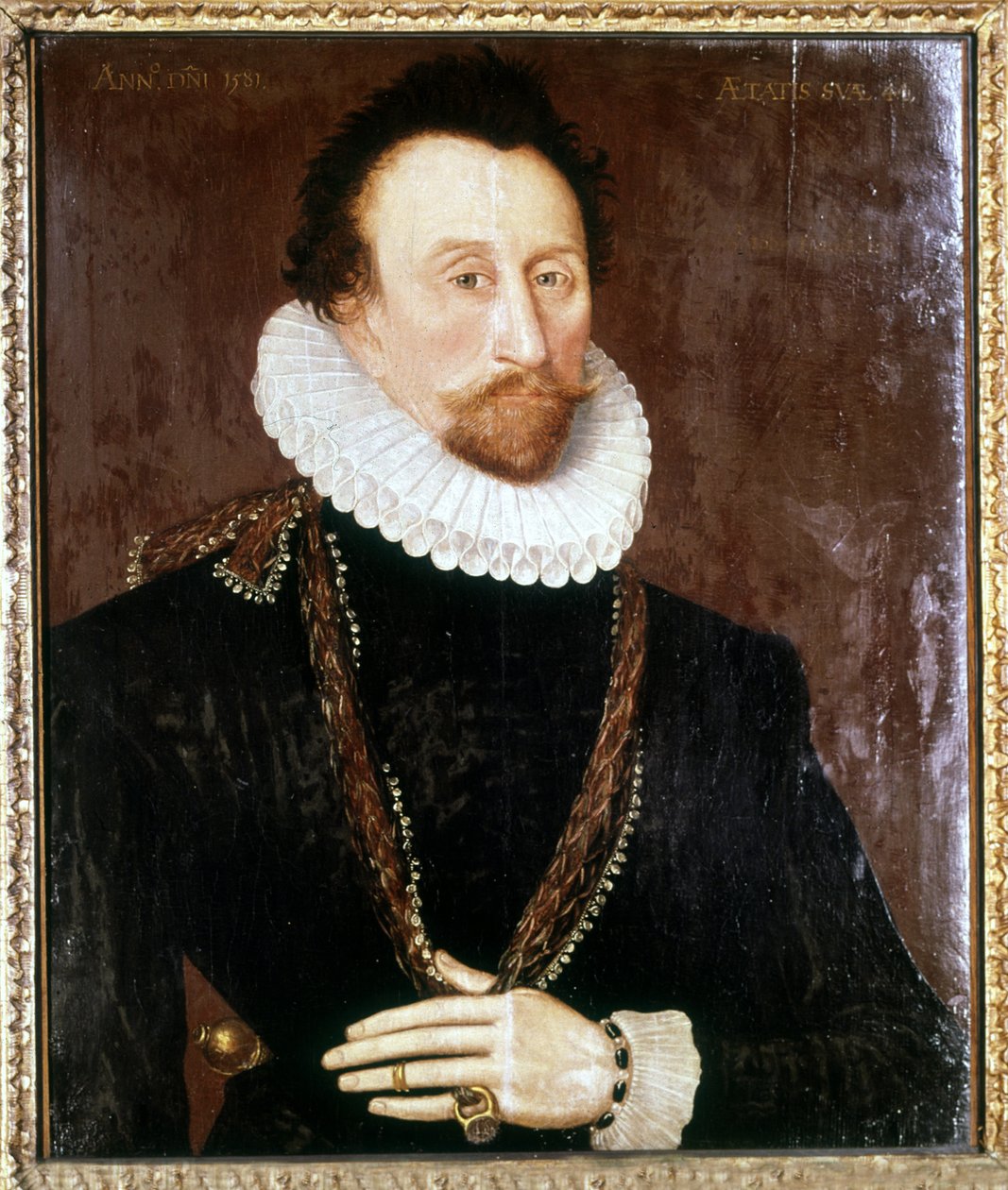 Portret sir Johna Hawkinsa (Hawkyns) (1532-1595), admirała angielskiego. autorstwa Unknown artist