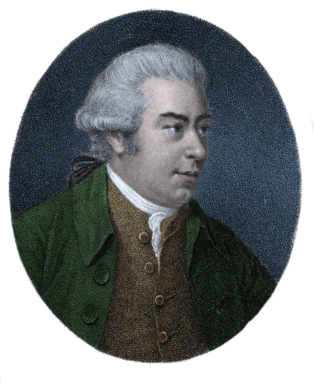 Portret Sir Josepha Banksa (1743-1820), angielskiego odkrywcy i przyrodnika. Grawerowanie barwne z XIX wieku. autorstwa Unknown artist