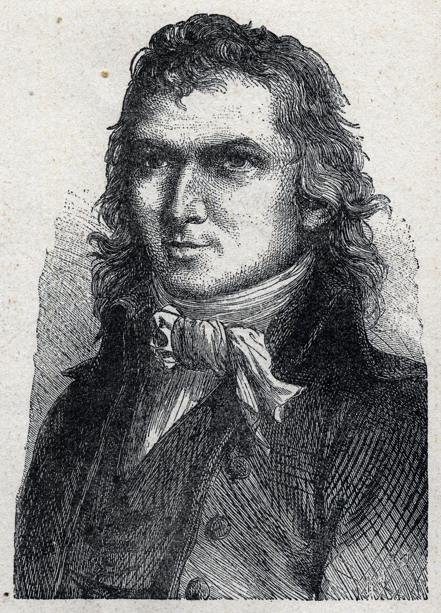Portret Stanisława Josepha Francois Xaviera Rovere (1748-1798), francuskiego żołnierza i deputowanego rojalistów. autorstwa Unknown artist