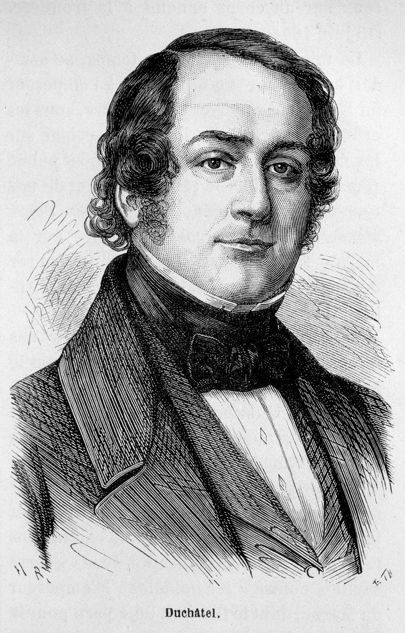Portret Tanneguya Duchatela (1803-1867), francuskiego polityka. autorstwa Unknown artist