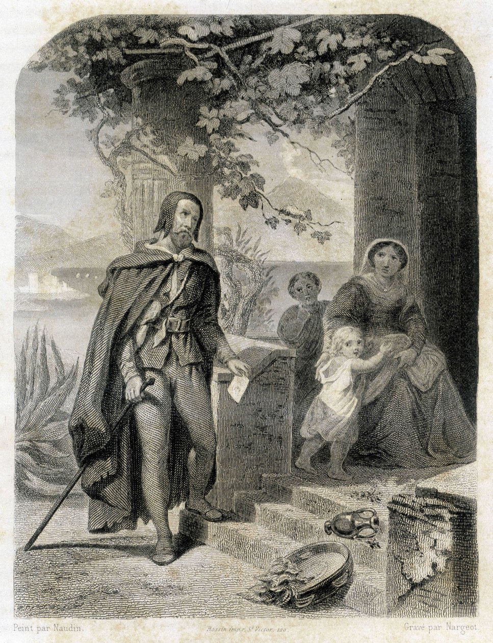 Portret Torquato Tasso, zred. we francuskim Le Tasse (1544 - 1595). autorstwa Unknown artist