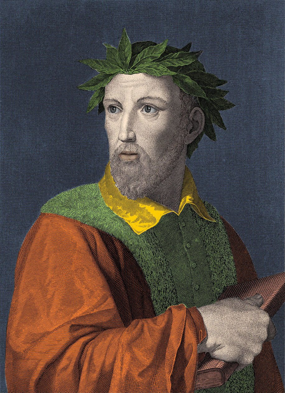 Portret Torquato Tasso, zwanego Mupe (1544 - 1595) włoski poeta autorstwa Unknown artist