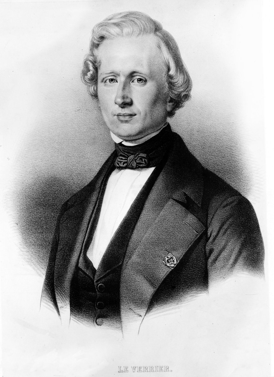 Portret Urbana Le Verriera (1811-1877) autorstwa Unknown artist