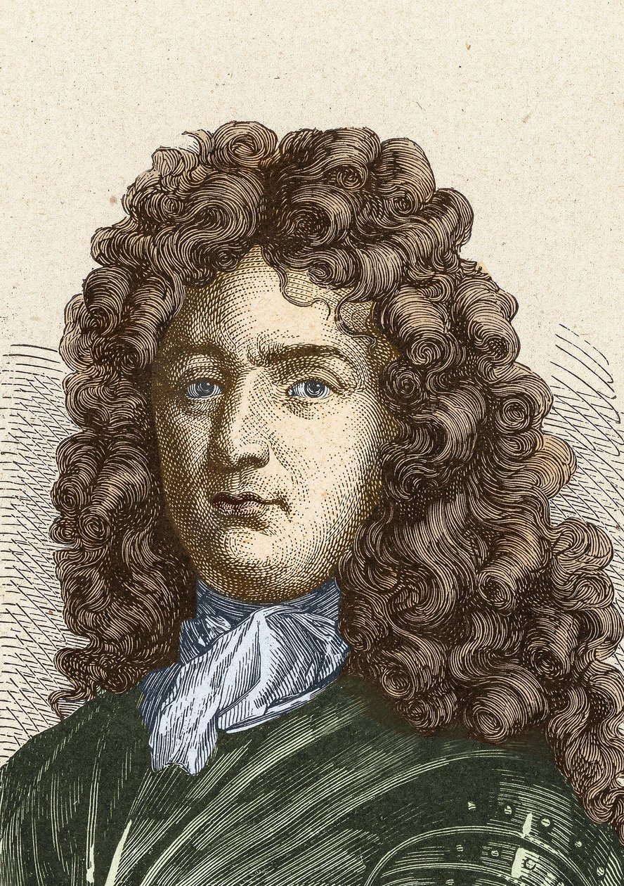 Portret Vaubana (1633-1707). (Sébastien Le Prestre de Vauban) Marszałek Francji i inżynier wojskowy autorstwa Unknown artist