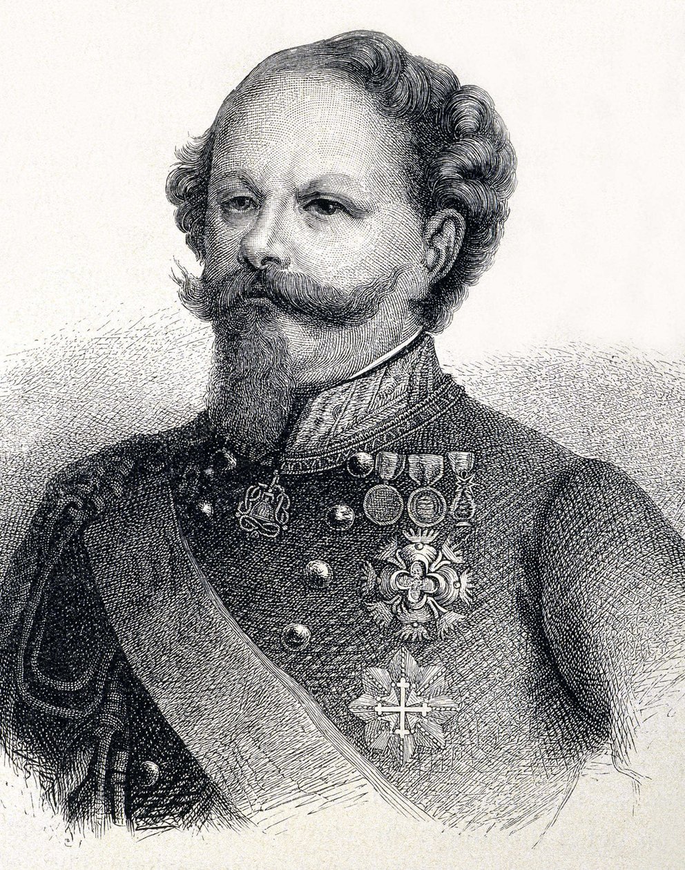 Portret Wiktora Emanuela II Sabaudzkiego (Victor-Emmanuel), po włosku Vittorio Emanuele II Sabaudzkiego autorstwa Unknown artist