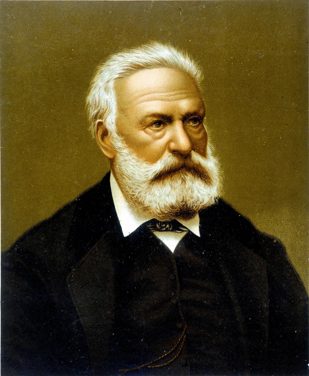 Portret Victora Hugo - chromolitografia autorstwa Unknown artist
