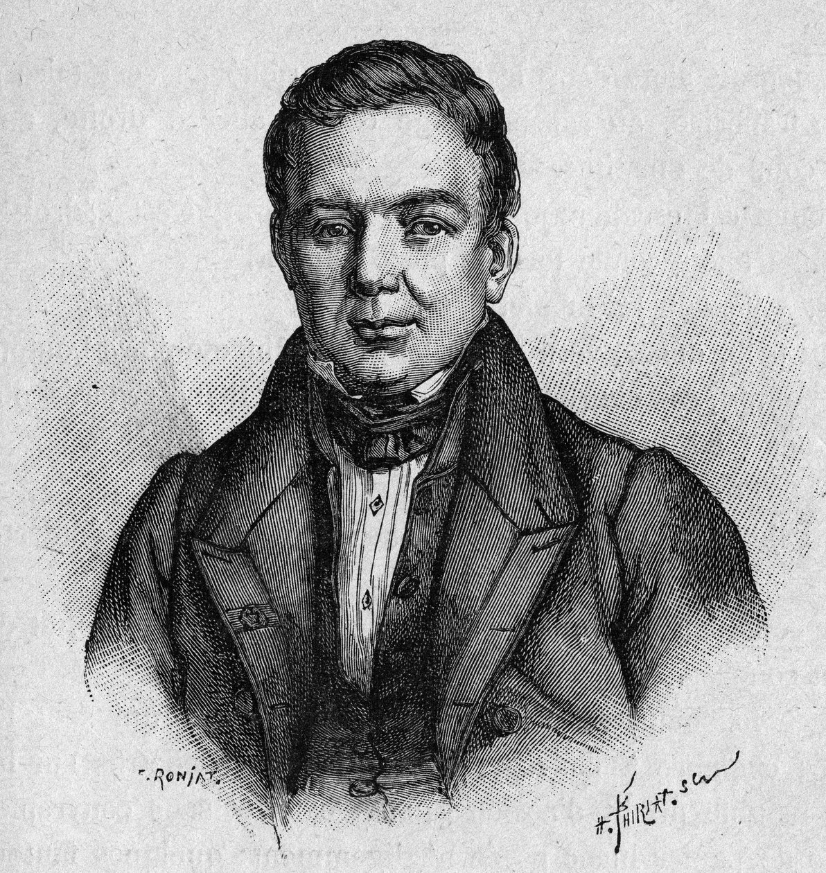 Portret Villemaina, francuskiego profesora i polityka (1790 - 1870) autorstwa Unknown artist