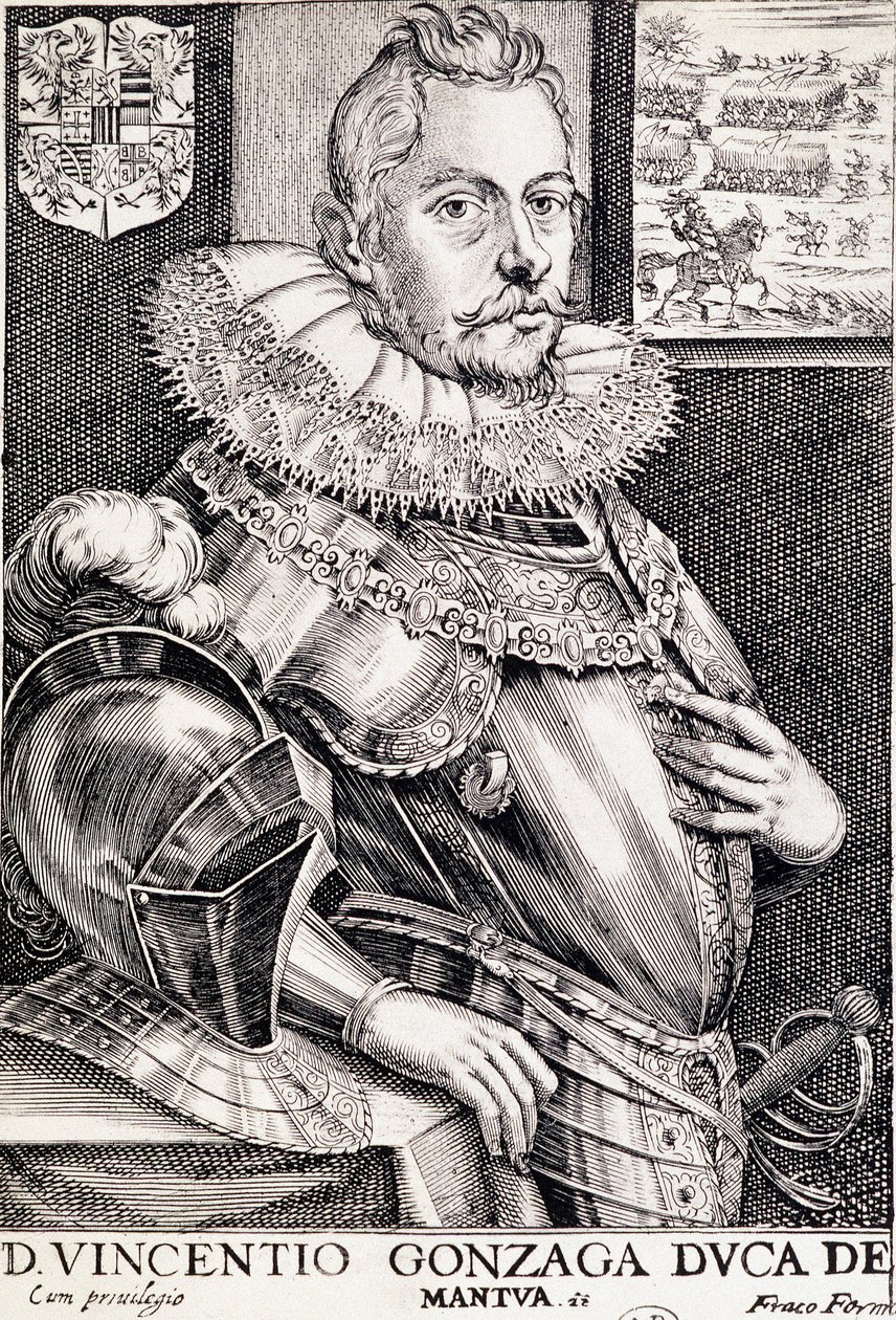 Portret Vincenta Gonzague, księcia Mantui autorstwa Unknown artist