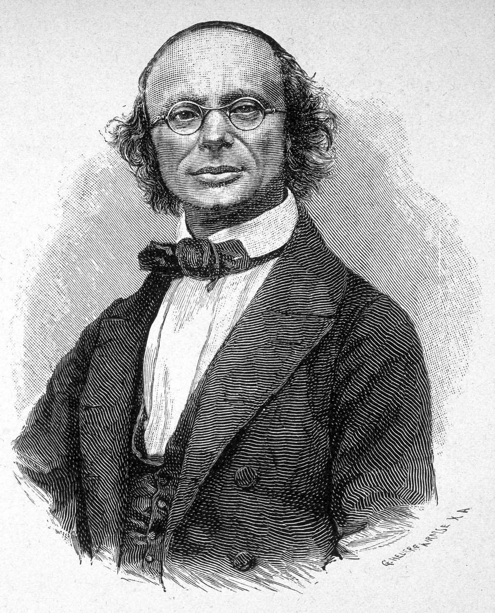 Portret Wilhelma Webera (1804 - 1891) niemieckiego fizyka. autorstwa Unknown artist