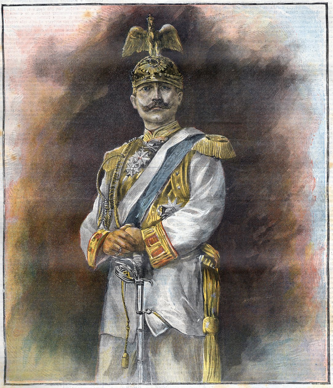 Portret Wilhelma II (1859 - 1941). autorstwa Unknown artist