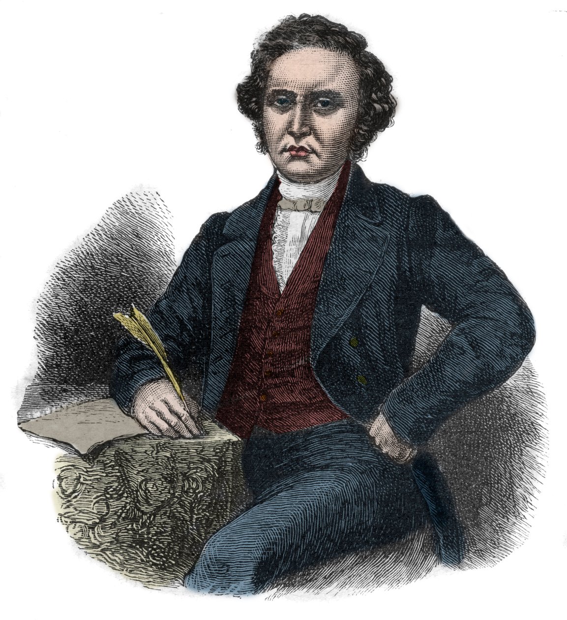 Portret Williama Symingtona (1764-1831) Szkocki pionier nawigacji parowej autorstwa Unknown artist