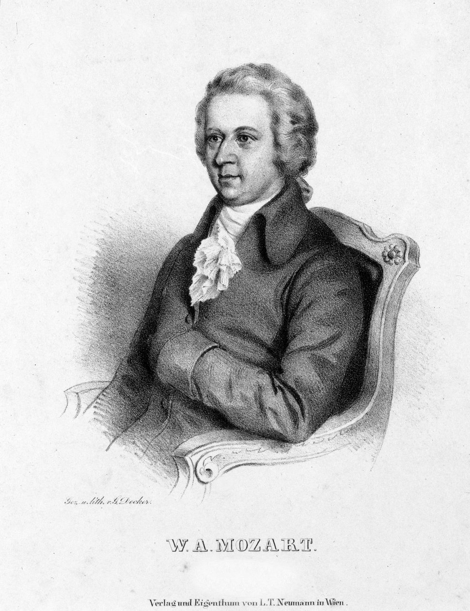 Portret Wolfganga Amadeusza Mozarta (1756-1791) autorstwa Unknown artist