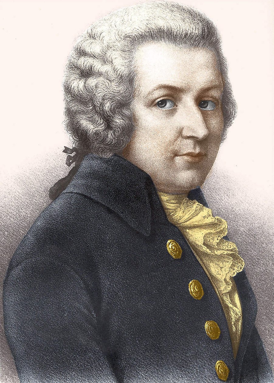 Portret Wolfganga Amadeusza Mozarta (1756-1791). autorstwa Unknown artist