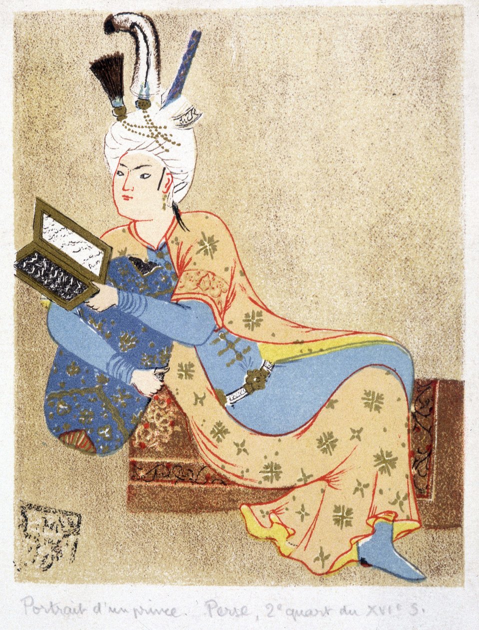 Portret perskiego księcia Reading autorstwa Unknown artist