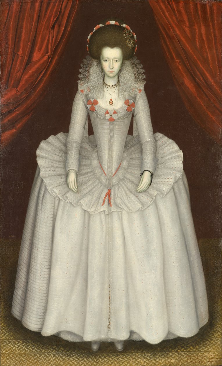 Portret kobiety, prawdopodobnie Ann Finch, Lady Twysden (1574-1638) autorstwa Unknown artist