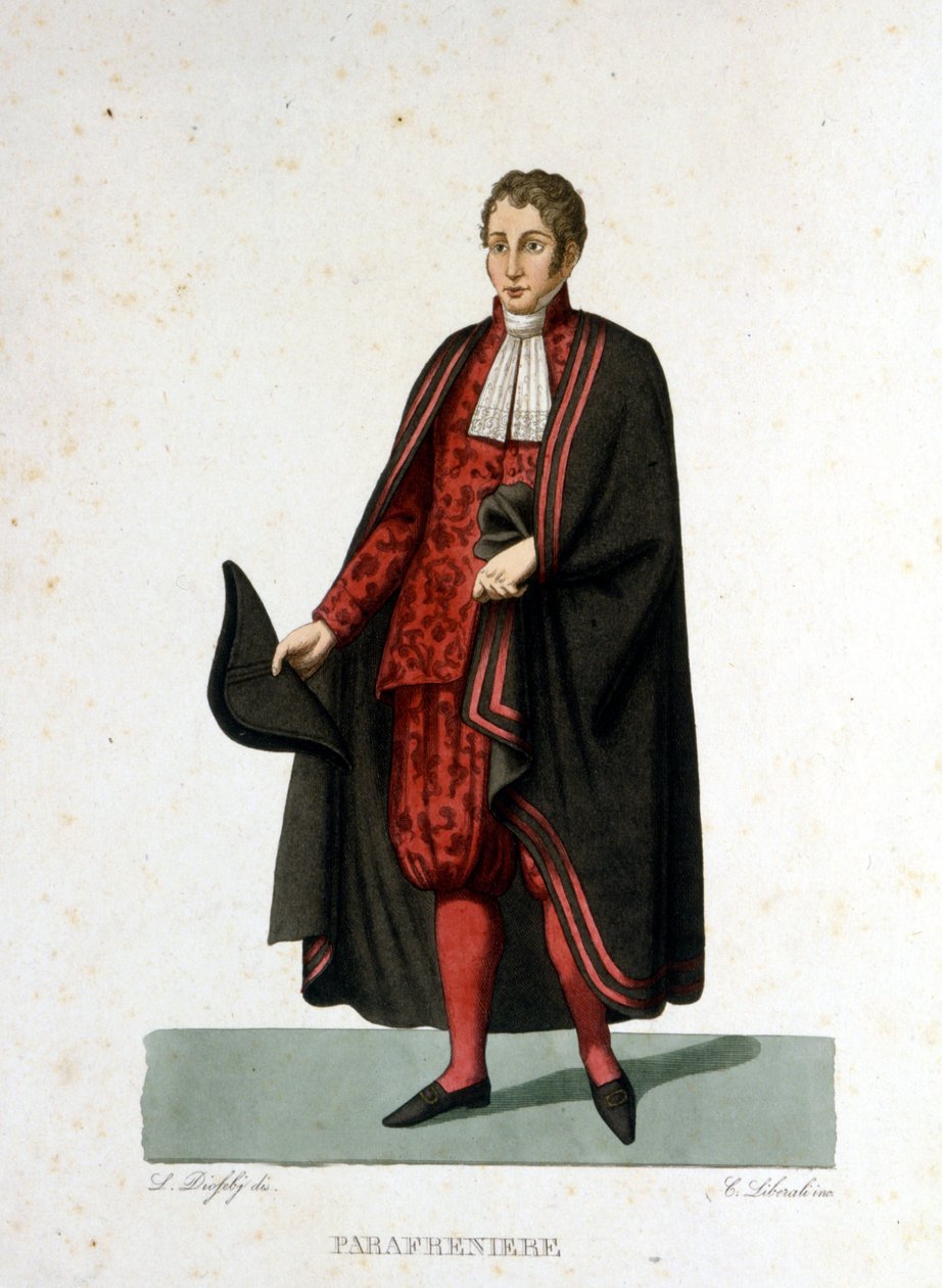 Portret pałacu papieskiego Państwa Watykańskiego. Grawerowanie z XIX wieku. autorstwa Unknown artist