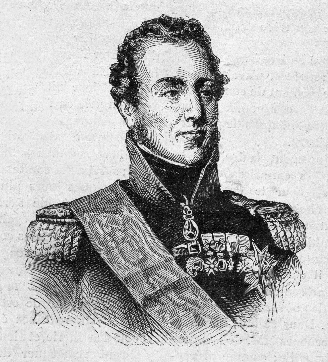 Portret księcia Angouleme Louis Antoine (Louis-Antoine) d