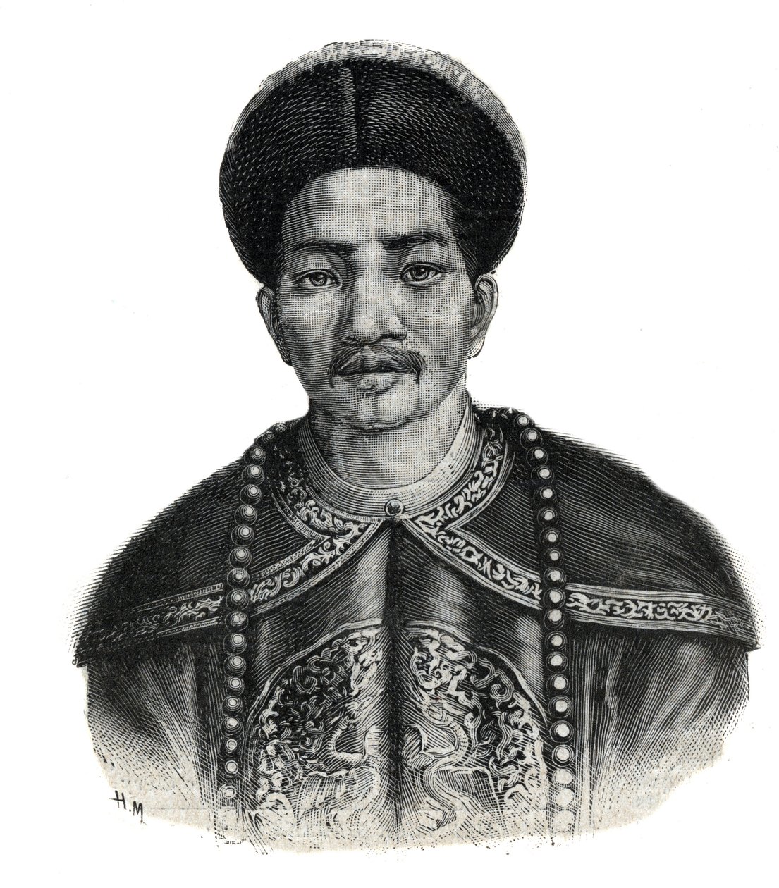 Portret cesarza Japonii, Mutsuhito (Meiji Tenno autorstwa Unknown artist