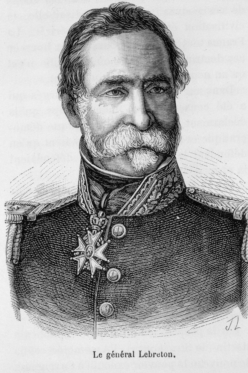 Portret francuskiego generała Lebretona. autorstwa Unknown artist