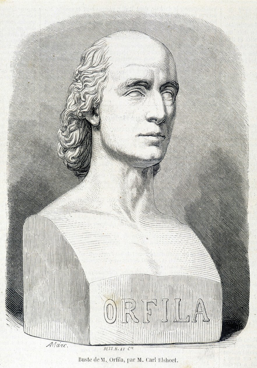Portret francuskiego lekarza i chemika Orfili (1787 - 1853). autorstwa Unknown artist
