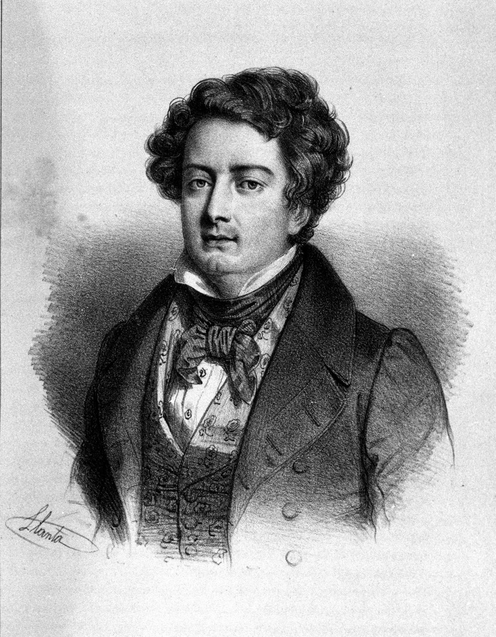 Portret francuskiego tenora Adolphe