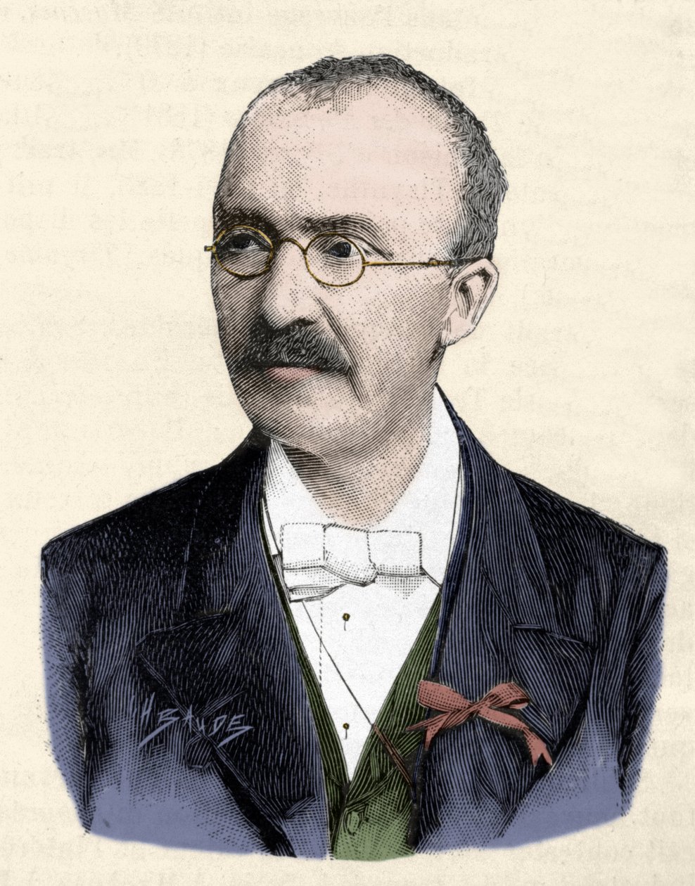 Portret niemieckiego archeologa Heinricha (Henri) Schliemanna (1822-1890). autorstwa Unknown artist
